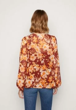 Vila VIVINCE V NECK - Blouse - Fired Brick -Vila shop 3a266f1ebc3348a195486dcd4dee085e