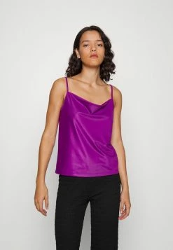 Vila VISATINI WATERFALL SINGLET TOP/SU - Blouse - Sparkling Grape -Vila shop 3bbd6746b59a4dafb0a2beb27faff63c