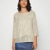 Vila VISPARKLING O NECK - Blouse - Frosted Almond 1 Vila VISPARKLING O NECK - Blouse - Frosted Almond -Vila shop 3dcc52e551804aa6b86e8f40724c2a03