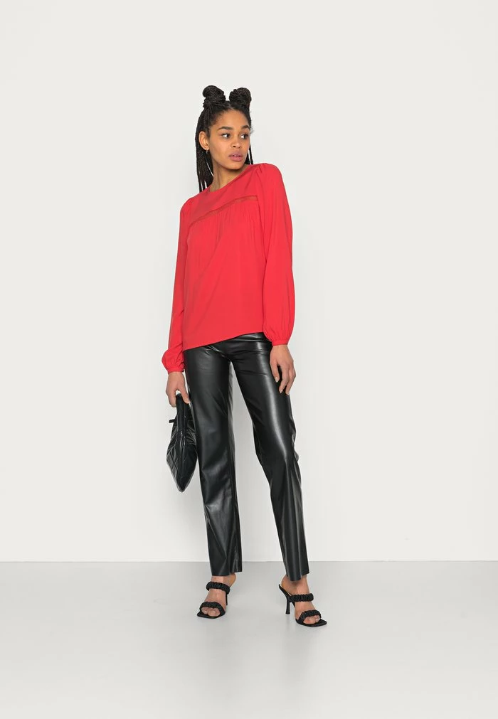 Vila VIAYA - Long Sleeved Top - Mars Red 4 Vila VIAYA - Long Sleeved Top - Mars Red - Image 2