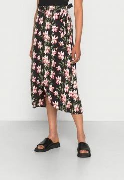 Vila VICAMILLA WRAP SKIRT - A-line Skirt - Black
