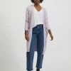 Vila VIRIL LONG - Cardigan - Pastel Lilac -Vila shop 40c3d3259a6843689a4ac20735de733e