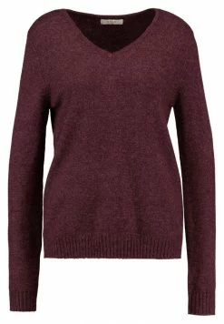 Vila VIRIL V NECK - Jumper - Winetasting Melange -Vila shop 418fc053491447d2b34e654da9d0448f