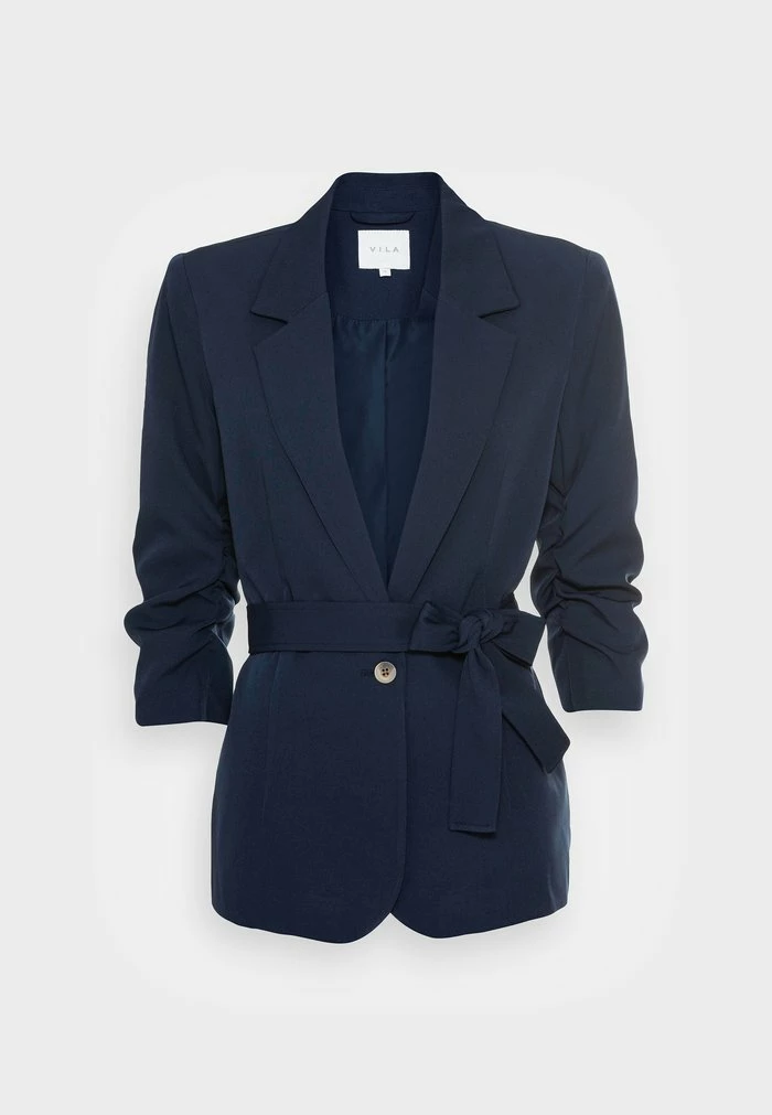Vila VIKAMMA HERI BELT - Blazer - Navy 6 Vila VIKAMMA HERI BELT - Blazer - Navy - Image 4