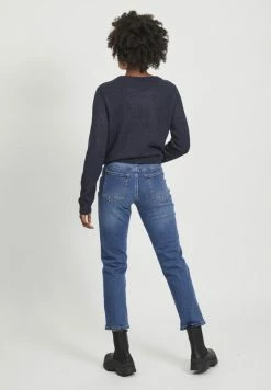 Alternative view of Vila VISOMMER - Straight Leg Jeans - Medium Blue Denim