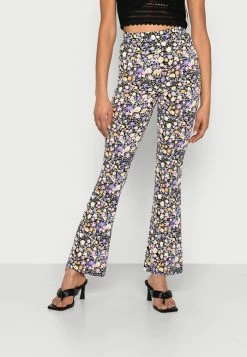 Vila VIZALINE - Leggings - Trousers - Black/floral