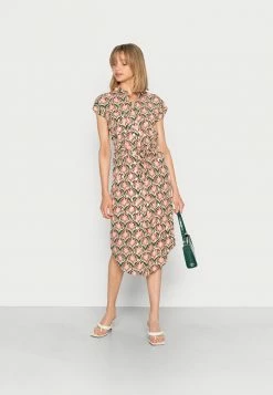 Vila VIKINO CAPSLEEVE SHIRT DRESS - Shirt Dress - Pineneedle Pink/gold Foil -Vila shop 454b452d7248419d993858f0fb20b4b7