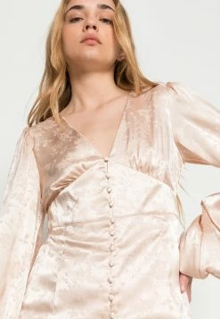 Vila VMALINI PUFF SLEEVE DRESS - Occasion Wear - Pink Sand 11 Vila VMALINI PUFF SLEEVE DRESS - Occasion Wear - Pink Sand -Vila shop 454e2eef348c4eb8bccde78283e77587