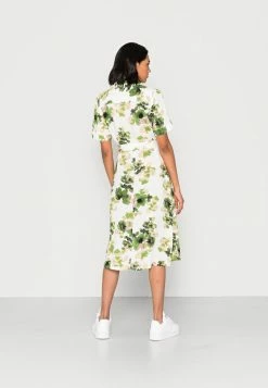 Vila VIALA - Shirt Dress - Cloud Dancer Green Watercolor -Vila shop 45bee5db21934f8791af6f385062e262