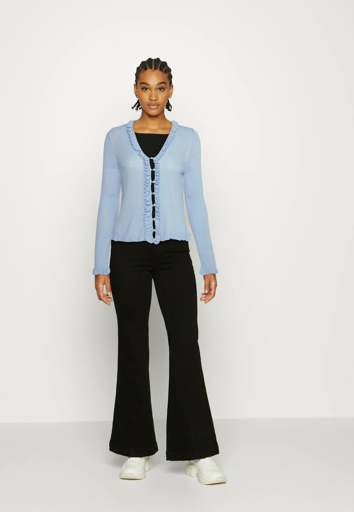 Vila VISALLI V NECK - Cardigan - Kentucky Blue 4 Vila VISALLI V NECK - Cardigan - Kentucky Blue - Image 2