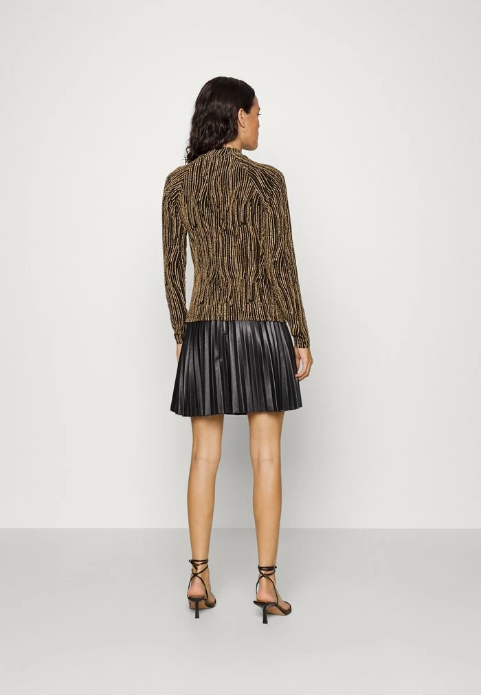 Vila VIMAZE - Long Sleeved Top - Black/gold 5 Vila VIMAZE - Long Sleeved Top - Black/gold - Image 3
