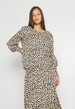 Vila VIVISH - Blouse - Sandshell/ Black
