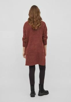 Vila ROLLNECK - Jumper Dress - Fired Brickdetail Melange -Vila shop 49cdff0d5397433aa6c72e80c2bd8f00