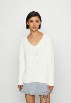 Vila VIDIDI V NECK - Jumper - White Alyssum