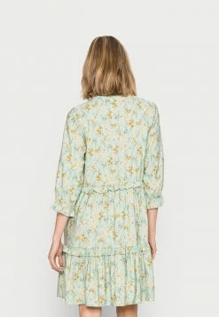 Vila VISARIN DRESS - Day Dress - Desert Sage/white -Vila shop 4c911dd10c4a4ddda32f27441f1a45a7