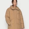 Vila VILOUISA SHORT PADDED COAT - Winter Coat - Tigers Eye -Vila shop 4dc14995afe1453c8d6a5b00355b6860