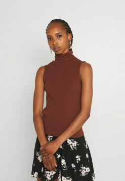 Vila VIFELIA 2 PACK - Top - Black/chocolate -Vila shop 4e756139aac6432aaed84c0fea5c8fba