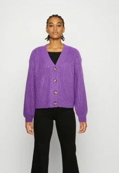 Vila VINORILA BUTTON CARDIGAN - Cardigan - Purple Heart