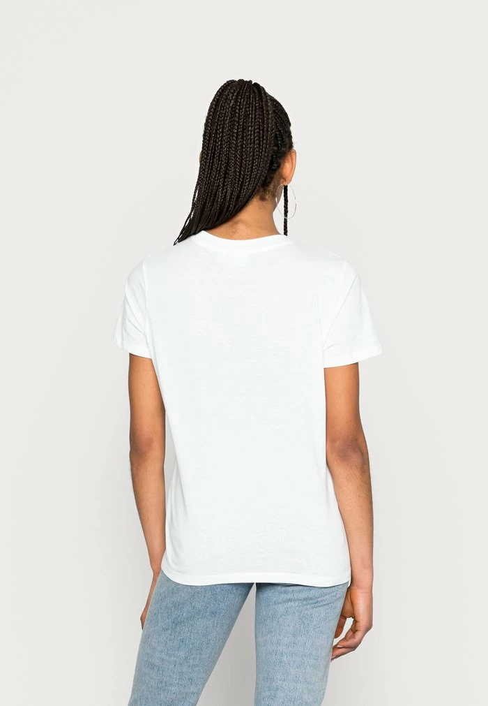 Vila VIPURE HEART - Print T-shirt - Cloud Dancer Embroidery 5 Vila VIPURE HEART - Print T-shirt - Cloud Dancer Embroidery - Image 3