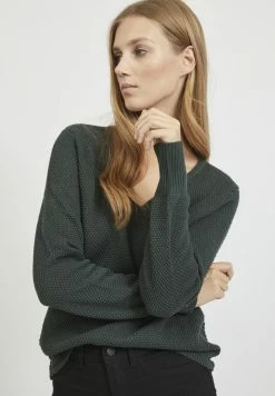 Vila VICHASSA V NECK - Jumper - Darkest Spruce -Vila shop 5152ca7af9e74c71b1b9953a15890049