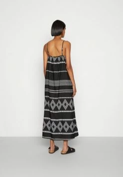 Vila VIATNIA STRAP MAXI - Day Dress - Beige/black -Vila shop 5212539aa4b4420cb49c292e86edc0e2