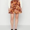 Vila VIVINCE SHORT SKIRT - Mini Skirt - Fired Brick