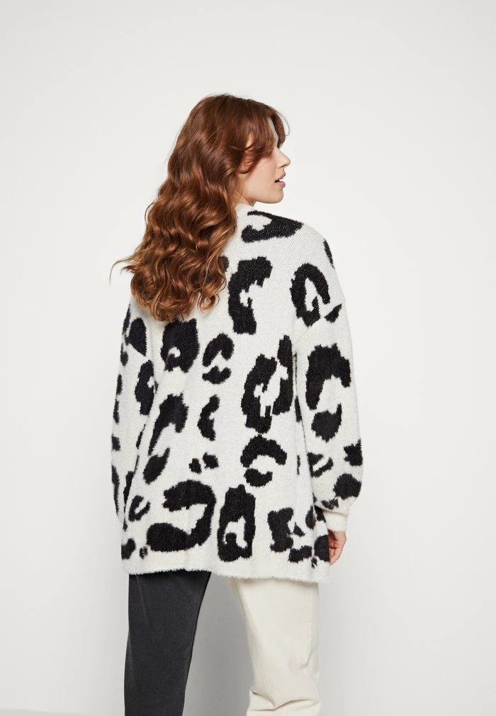 Vila VIHELLY LEO - Cardigan - Birch/black 5 Vila VIHELLY LEO - Cardigan - Birch/black - Image 3