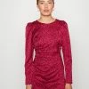 Vila VIELLETTE SHORT DRESS - Day Dress - Fired Brick