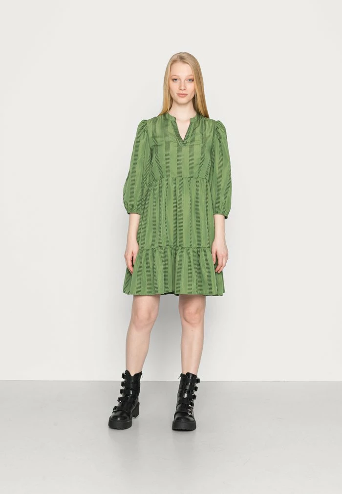 Vila VIETNA DRESS - Day Dress - Dill 3 Vila VIETNA DRESS - Day Dress - Dill