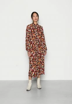 VILANA ZINO - Shirt Dress - Burnt Henna