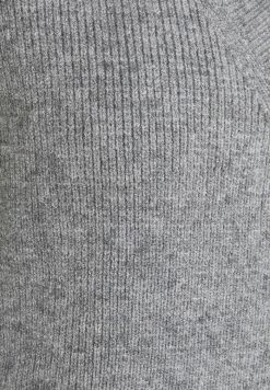 Vila VIRIL V-NECK VEST - Jumper - Medium Grey Melange -Vila shop 57db1e2b18bb41fc859a72f1868c105e