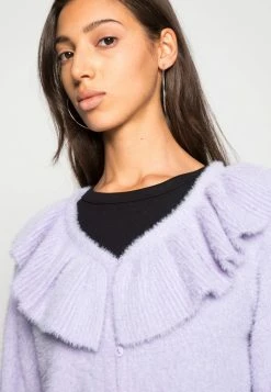 Vila VIHELLY FRILL CARDIGAN - Cardigan - Pastel Lilac -Vila shop 58171f5936f04b48b8f3c256b8070c2a