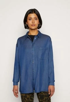 Alternative view of Vila VIBISTA OVERSIZE - Button-down Blouse - Dark Blue Denim