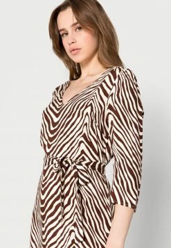 Vila 3/4 MIDI - Day Dress - Birch Chocolate -Vila shop 590bee7aab5e4ff6b8b7acf4309dd063