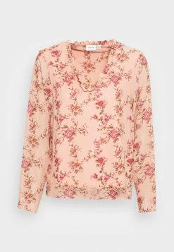 Vila VIPLISSEA FLONA V NECK TOP - Blouse - Misty Rose/flower -Vila shop 5da8c1355b68449595860e5e6c10b485
