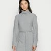 Vila VIELITA HIGH NECK DRESS - Jumper Dress - Light Grey Melange -Vila shop 5f37230801c0480bbaee064ca84a233a