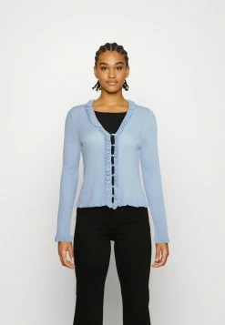 Vila VISALLI V NECK - Cardigan - Kentucky Blue