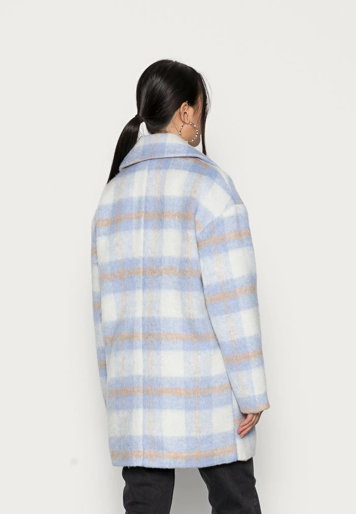 Vila VIALISSI JACKET - Classic Coat - Birch Check 5 Vila VIALISSI JACKET - Classic Coat - Birch Check - Image 3