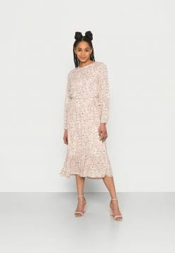Vila VIDOTTIES MIDI DRESS - Day Dress - Misty Rose/white