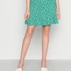 Vila VIEVA AYA RUFFLE SKIRT - Mini Skirt - Pepper Green Small