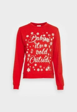 Vila VICOLD CHRISTMAS - Sweatshirt - Mars Red -Vila shop 6231fd82d2164c89bf323526f0f60579