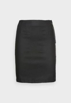 Vila VIINES COMMIT SHORT COATED SKIRT - Mini Skirt - Black -Vila shop 624de1c328cd4c6ebbf73c6a28e09ef0