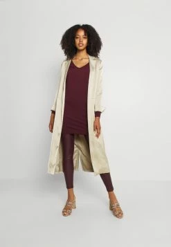 Vila VIEBONI DRESS - Jersey Dress - Winetasting -Vila shop 632dee2cac604b2dbfc8fcaa49b7b675