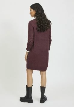 Vila VIRIL DRESS - Jumper Dress - Winetasting/melange -Vila shop 6adc8e35f7ca462e87ade9c9638ce0e5