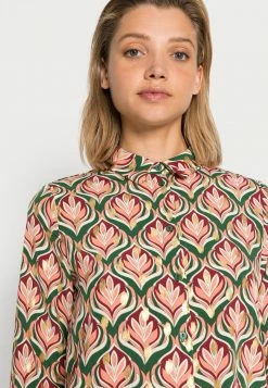 Vila VIKINO - Button-down Blouse - Pineneedle Pink/gold Foil -Vila shop 6b4b5365c0e44019b8b97db6832032b9