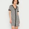 Vila VICHECK - Shift Dress - Black Checks Cloud Dancer -Vila shop 6bc6d23737724194b3ad5d97761802e9