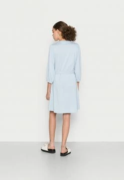 Vila VIEDENA V-NECK 3/4 BELT DRESS - Day Dress - Kentucky Blue -Vila shop 6dbbbaa2953b400baff7d99fac6717de