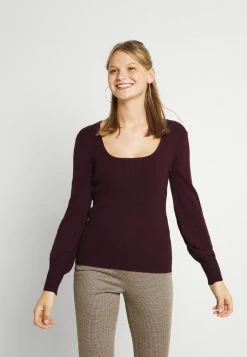 Vila VIBESTINA OPEN NECK - Jumper - Winetasting