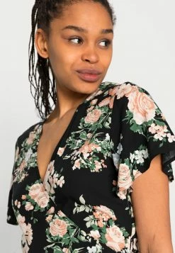 Vila VIPAYA MIDI WRAP DRESS - Day Dress - Black Saga -Vila shop 6f0de3fb056b492e9a75743fe0597f78