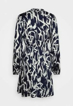 Vila VICORBA VNECK DRESS - Day Dress - Navy Blazer -Vila shop 6fa79c73ed0b47ac96ee046d96b9e37c